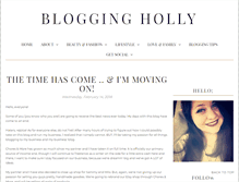 Tablet Screenshot of bloggingholly.com